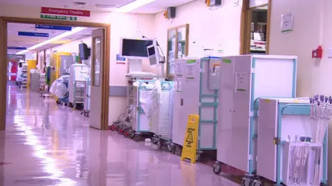 BBC Warrington hospital theatre ward