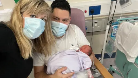 Steph and Steve White Steph and Steve White with baby William