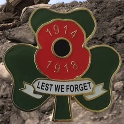 British Legion Shamrock poppy