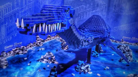 BBC Brick Dinos at The Forum, Norwich