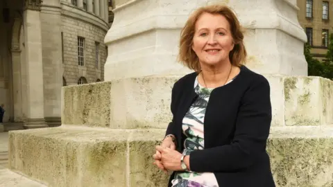 Russell Sach/Children's Commissioner for England Anne Longfield