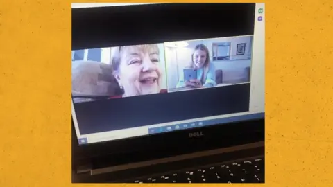 Joanna Ward A Zoom video call