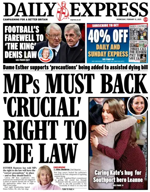 Daily Express: Members of Congress must support critical right to death