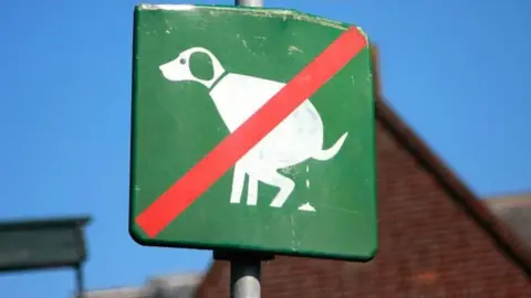 Thinkstock "No dog poo" sign