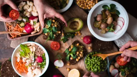 Getty Images A vegan meal