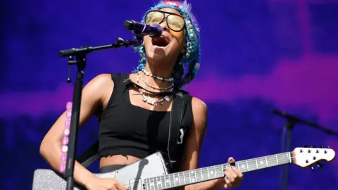 Getty Images Willow got things going in the Yorkshire sun on Friday