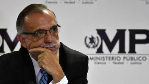 AFP The head of the International Commission Against Impunity in Guatemala (CICIG), Ivan Velasquez of Colombia, 25 Aug 2017