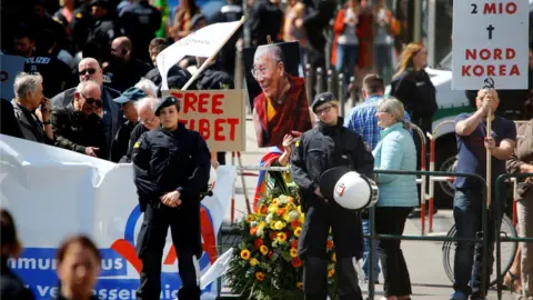 Reuters Protesters against Chinese policies in Trier