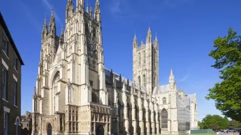 Getty Images Canterbury Cathedral seen from the ground