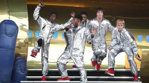 Getty Images Brockhampton at a festival