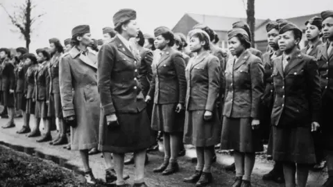 Getty Images Members of the 6888th Battalion