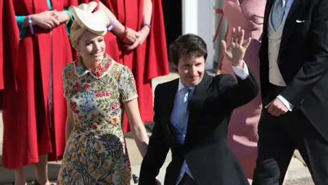 Getty Images Sofia Wellesley and James Blunt