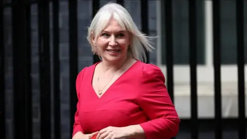 Reuters Former culture secretary Nadine Dorries pictured arriving in Downing Street in 2021