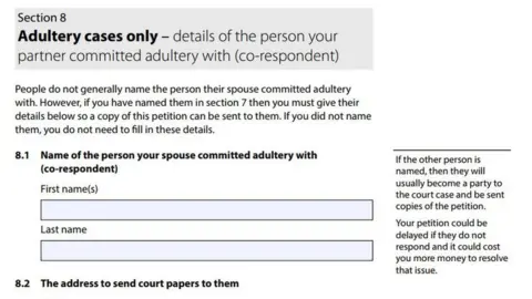 Ministry of Justice  the new online form