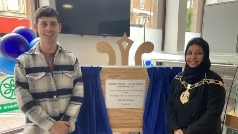 BBC Matt Richardson and Lubna Arshad