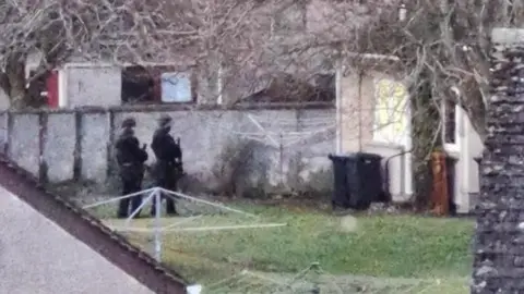 Fubar News Armed police search a property in Inverurie