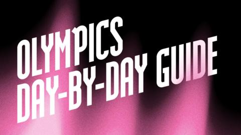 Olympics day-by-day guide graphic