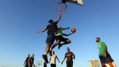 Getty Images Young men play basketball - Monday 27 May 2019