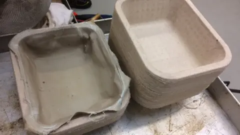 Bangor University The food packaging trays