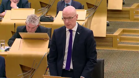 Deputy First Minister John Swinney income tax