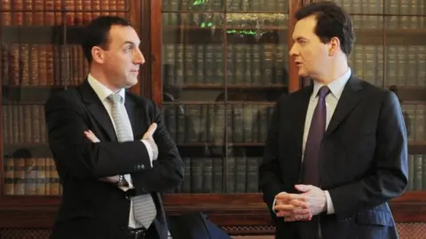 Dan Rosenfield and former chancellor George Osborne