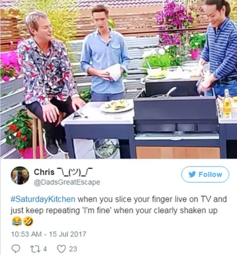 @DadsGreatEscape Saturday kitchen