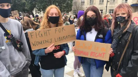 BBC Vigil in Leeds