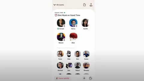 YouTube A screenshot of an recording of Elon Musk's Clubhouse interview on the app