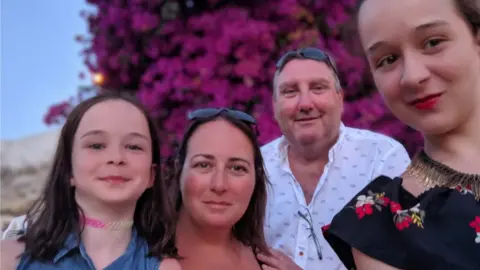 Pat Kelly Pat Kelly, partner Anna Day and children Ava and Lana