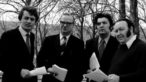 PA Austin Currie, Gerry Fitt, John Hume and Paddy Devlin