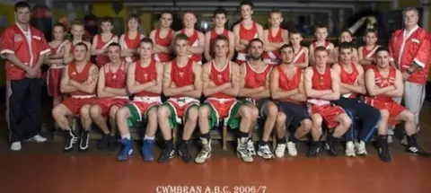 Cwmbran ABC Team photo of the 2006 - 2007 Cwmbran ABC boxers