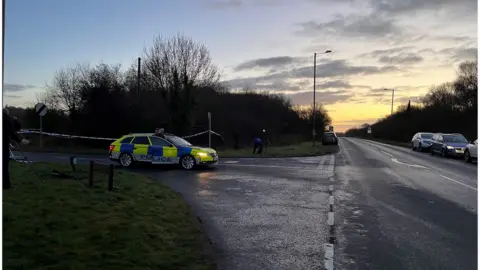 BBC Police at the scene of Omagh shooting