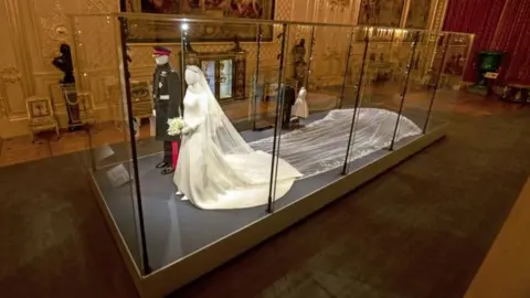 PA Royal wedding exhibition at Windsor Castle