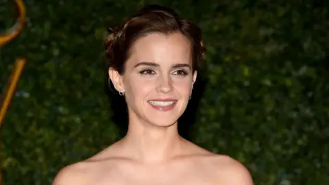 Getty Images Emma Watson at UK launch of Beauty and the Beast