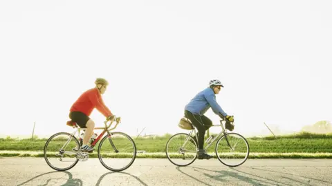 Getty Images Two cyclists