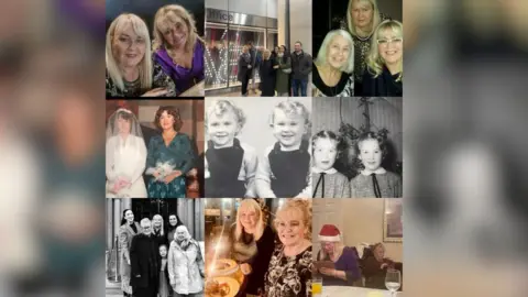 Christine Jordan and Susan Belfitt  The sisters have remained close throughout their lives