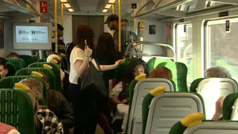 BBC Train passengers