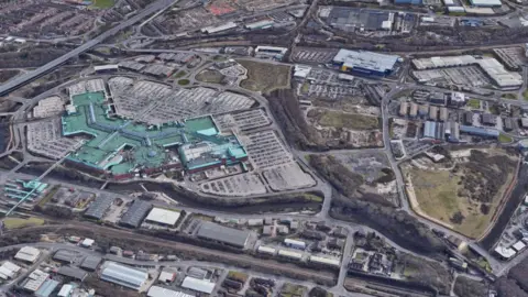 Google Aerial image of Meadowhall site