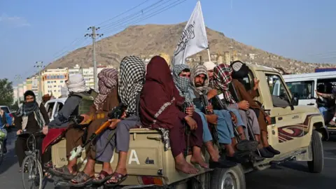 Getty Images Taliban fighters