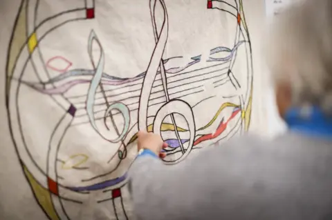 BBC dundee tapestry panel