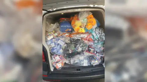 Westminster City Council Goods seized during the operation