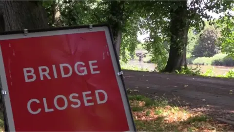 Bridge closed
