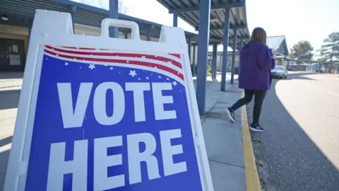 Getty Images A polling station in Louisiana