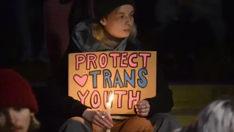 PA Media vigil outside St George"s Hall, Liverpool