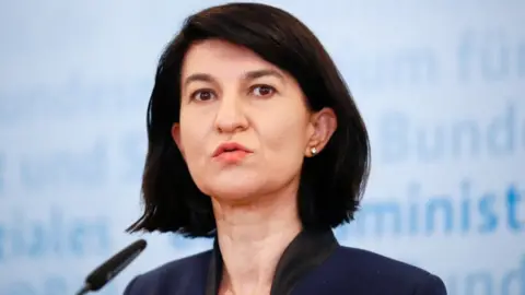 Reuters Romanian Labour Minister Violeta Alexandru gives a news conference
