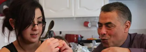 Famiy handout Georgina and her father Gasem