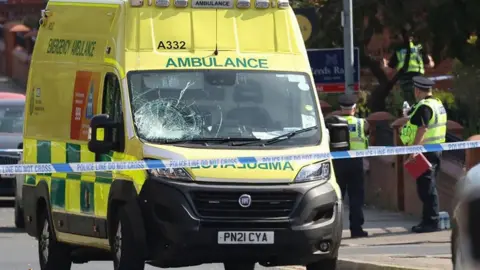 Manchester Evening News Crash scene