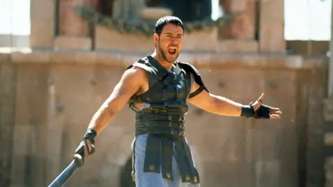 Universal Pictures/Getty Images Russell Crowe in the original 2000 Gladiator film