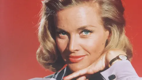 Honor Blackman in a publicity still for Goldfinger