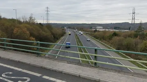 Google M4 J46 near Swansea